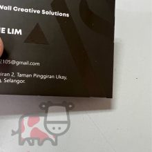 For premium Spot UV name card: Clean Design Business Card - Elegant Printing by PRINT NIU