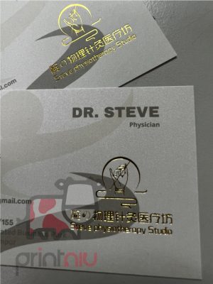 For premium Spot UV name card: Clean Design Business Card - Elegant Printing by PRINT NIU