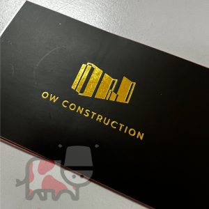 For premium Spot UV name card: Clean Design Business Card - Elegant Printing by PRINT NIU