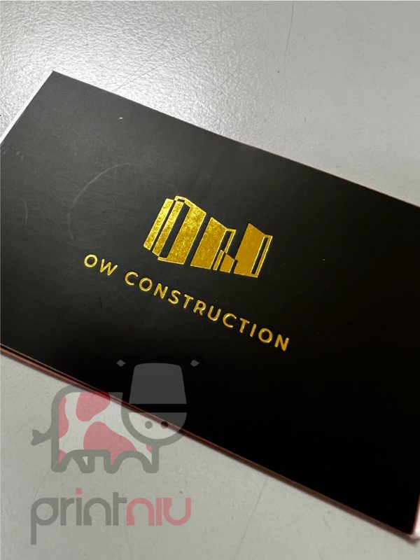 For premium Spot UV name card: Clean Design Business Card - Elegant Printing by PRINT NIU