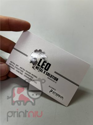 For great Spot UV Name Card : Clean Design Business Card - Elegant Printing by PRINT NIU