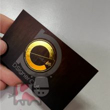 For a GOLD hot stamping card: Eye-Catching, Full-Color Business Card - Vibrant Printing by PRINT NIU